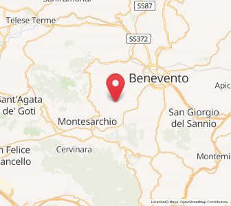Map of Apollosa, Campania