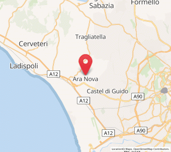 Map of Ara Nova, Lazio