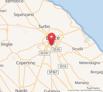 Map of Aria Sana, Apulia