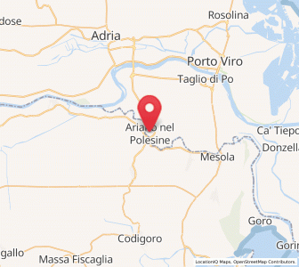 Map of Ariano, Veneto