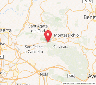 Map of Arpaia, Campania