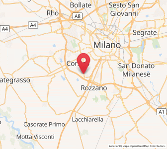 Map of Assago, Lombardy