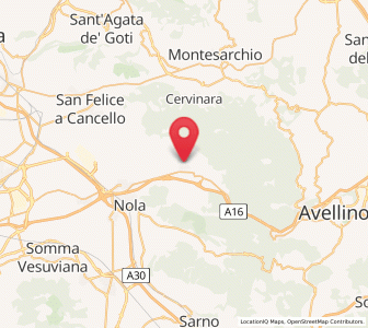 Map of Avella, Campania