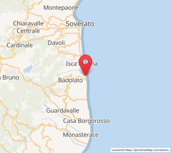 Map of Badolato Marina, Calabria
