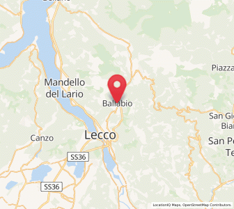 Map of Ballabio, Lombardy