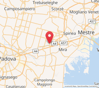 Map of Ballò, Veneto