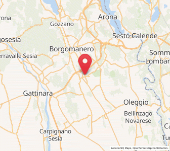Map of Baraggione, Piedmont