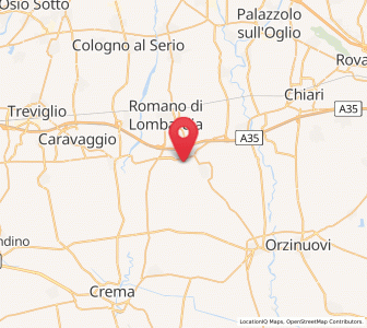 Map of Barbata, Lombardy