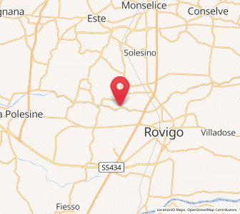 Map of Barbona, Veneto