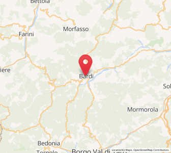 Map of Bardi, Emilia-Romagna
