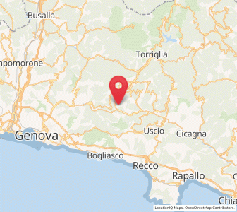 Map of Bargagli, Liguria