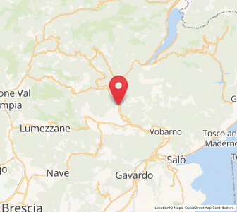 Map of Barghe, Lombardy