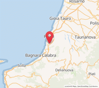 Map of Barritteri, Calabria
