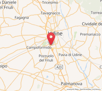 Map of Basaldella, Friuli Venezia Giulia
