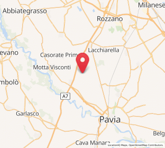 Map of Battuda, Lombardy