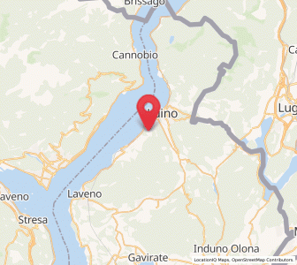 Map of Bedero, Lombardy