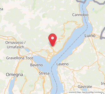 Map of Bee, Piedmont