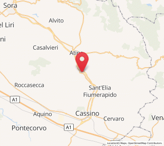 Map of Belmonte Castello, Lazio