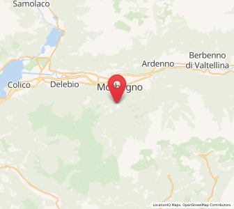 Map of Bema, Lombardy