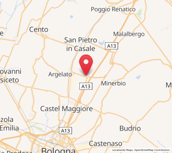 Map of Bentivoglio, Emilia-Romagna