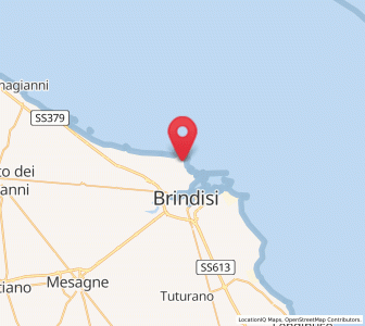 Map of Betlemme, Apulia