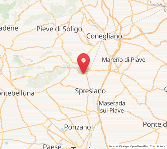 Map of Bidasio, Veneto