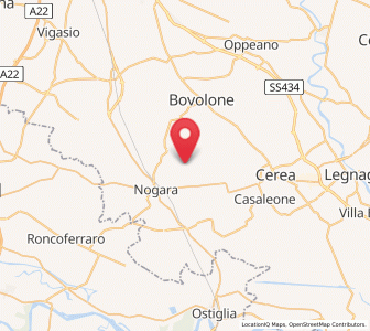 Map of Bionde, Veneto