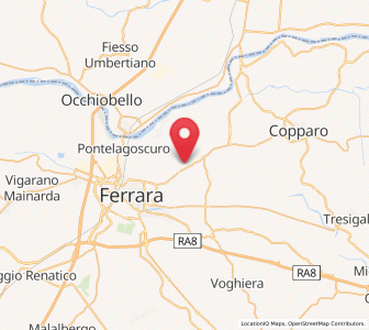 Map of Boara, Emilia-Romagna