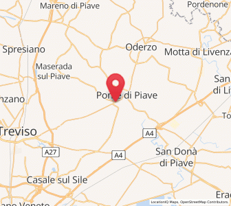 Map of Bocca Callalta, Veneto