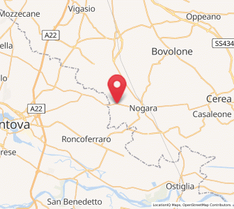 Map of Bonferraro, Veneto