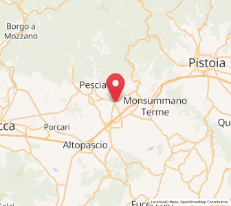 Map of Buggiano, Tuscany