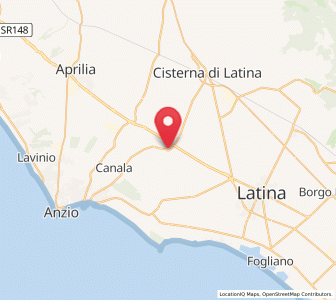 Map of Borgo Montello, Lazio