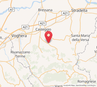 Map of Borgo Priolo, Lombardy