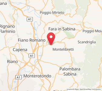 Map of Borgo Santa Maria, Lazio