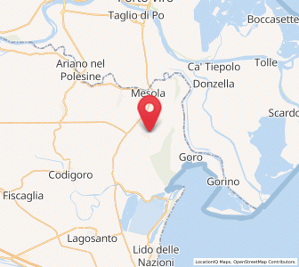 Map of Bosco Mesola, Emilia-Romagna