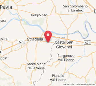 Map of Bosnasco, Lombardy