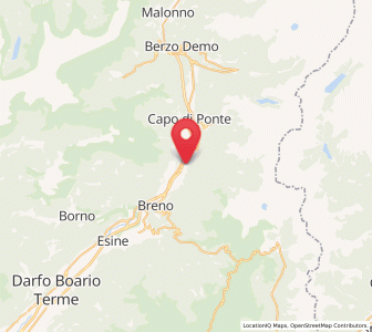 Map of Braone, Lombardy