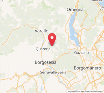 Map of Breia, Piedmont