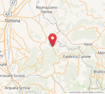 Map of Brignano, Piedmont