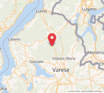 Map of Brinzio, Lombardy