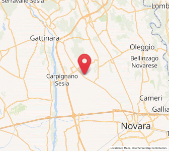Map of Briona, Piedmont