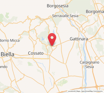 Map of Brusnengo, Piedmont