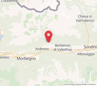 Map of Buglio in Monte, Lombardy