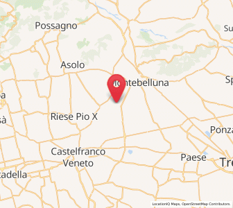 Map of Busta, Veneto