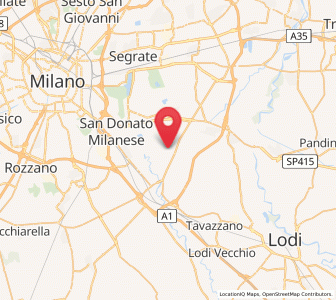 Map of Bustighera, Lombardy