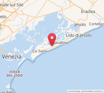 Map of Ca' Ballarin, Veneto