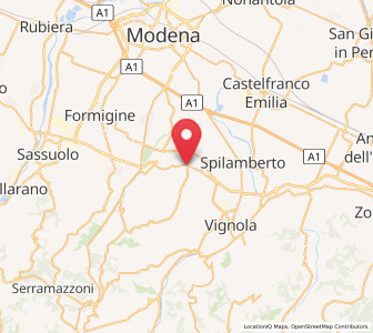 Map of Ca' di Sola, Emilia-Romagna