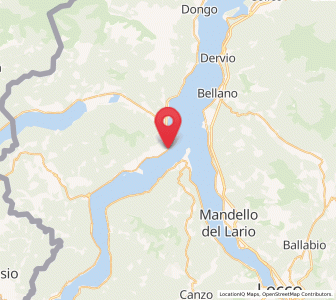 Map of Cadenabbia, Lombardy