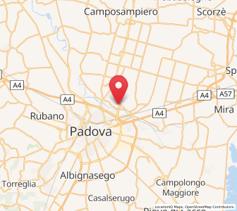 Map of Cadoneghe, Veneto