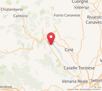 Map of Cafasse, Piedmont